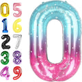Number Balloons 40 Inch Silver 9 Balloon by Argthjy