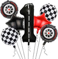 Race Car Balloons, 40 Inch Racetrack Number 1 Balloons, Big Number Balloons by Yexnum