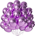10 Inch Metallic Purple Balloons by KALOR