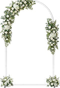 7.2FT Metal Wedding Arch Backdrop Stand, Stable Wedding Arch Frame by CLUDPARK