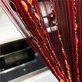 ave split 100cmX200cm Decorative Door String Curtain Beads Wall Panel Fringe by avesplit