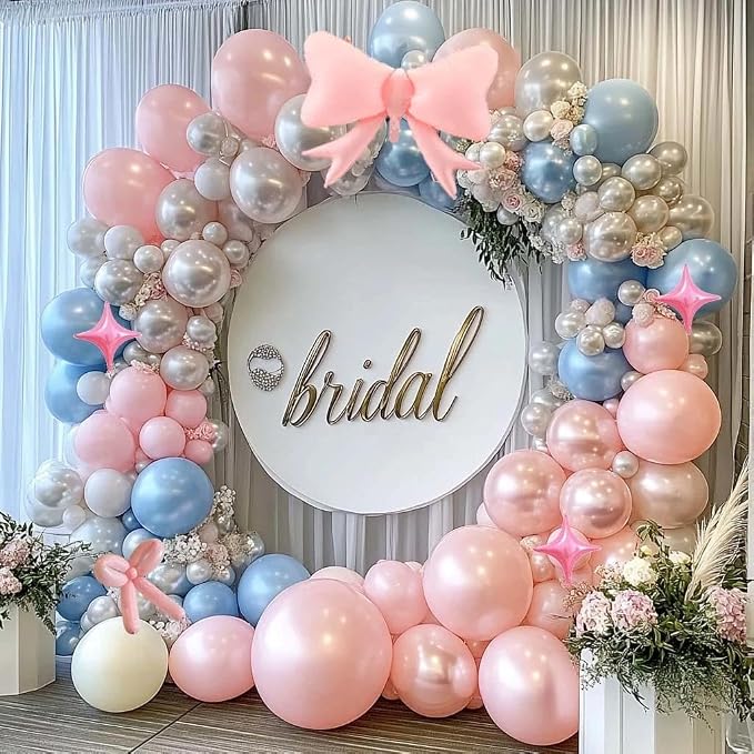 Pearl Pink Double Stuffed Balloons - Image 5