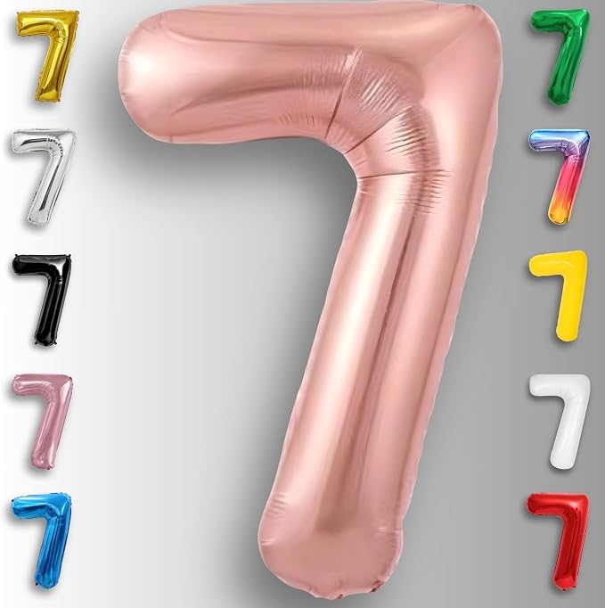 Black Number 0 to 9 Mylar Balloon 40 Inch - Image 3