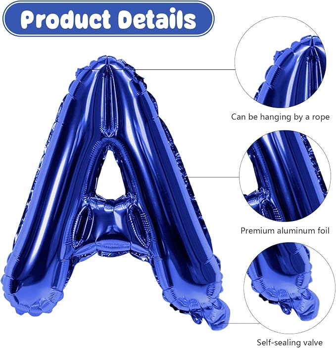 29PC Rainbow Happy Birthday Balloon Banner, 16 Inch 3D Aluminum Letter Banner - Image 4