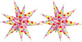 2Pcs Heart Explosion Pointed Star Foil Balloons/Love Birthday Balloons by baoonworlld