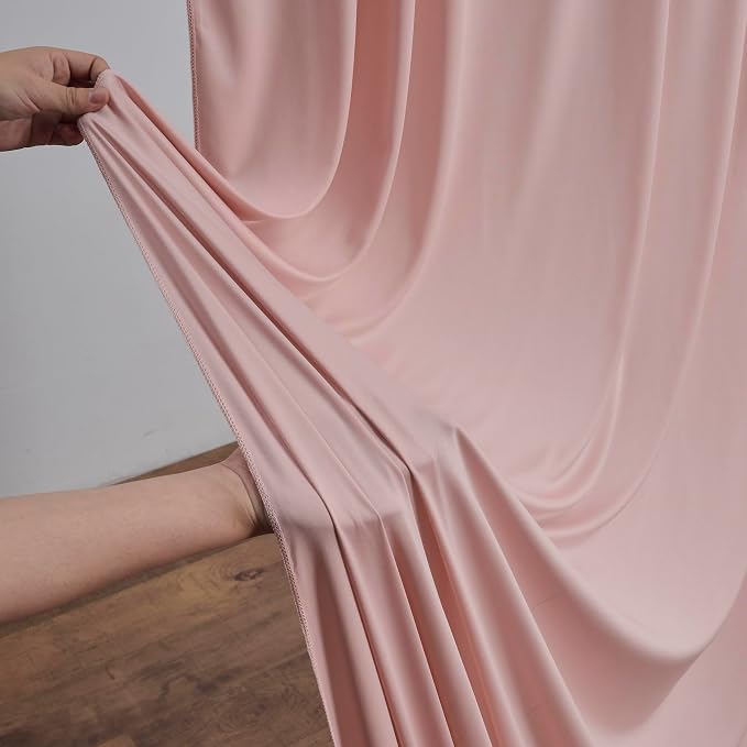 10 ft x 20 ft Dusty Pink Backdrop Curtains by Outpain