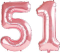 40 Inch Number 51 Balloons for 51st Birthday Party Decorations, 0-100 Jewelry by FOBELEC