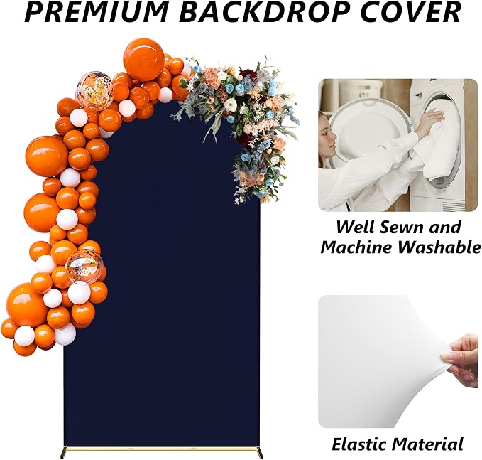 Neatsure Arch Backdrop Stand and Cover Set, 7.2FT Metal Photo Balloon Arch - Image 6