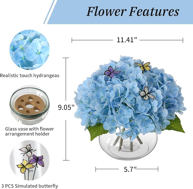 Leftover Hydrangea Artificial Flowers - Image 3