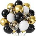 Black and Gold Balloons, Graduation, Retirement, Anniversary, New Year by Haolongfa