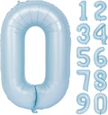 40 In Matte Blue Number Balloons Helium Foil Mylar Balloon Digital 0 | Birthday by Exquisitehighqualitypartydecorationstomeetyoureveryneed%EF%BC%81