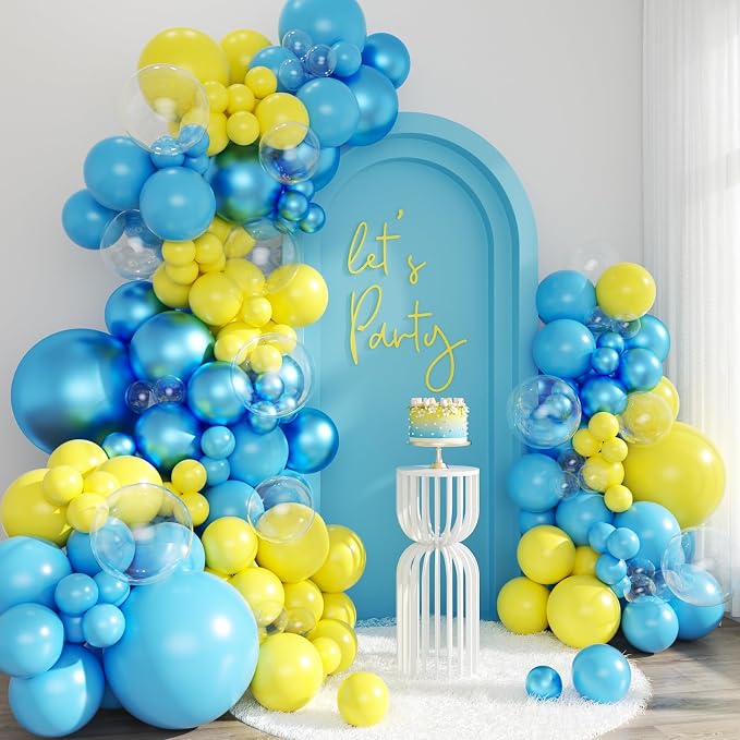 Cartoon Sponge Balloon Garland Arch Kit by LANGASQUE
