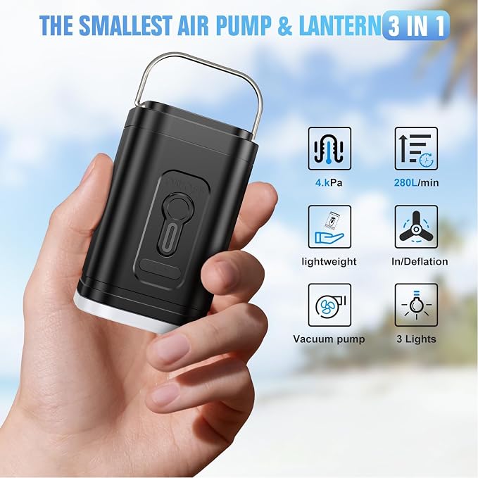 Electric Balloon Pump, Portable USB Rechargeable Air Pump - Image 2