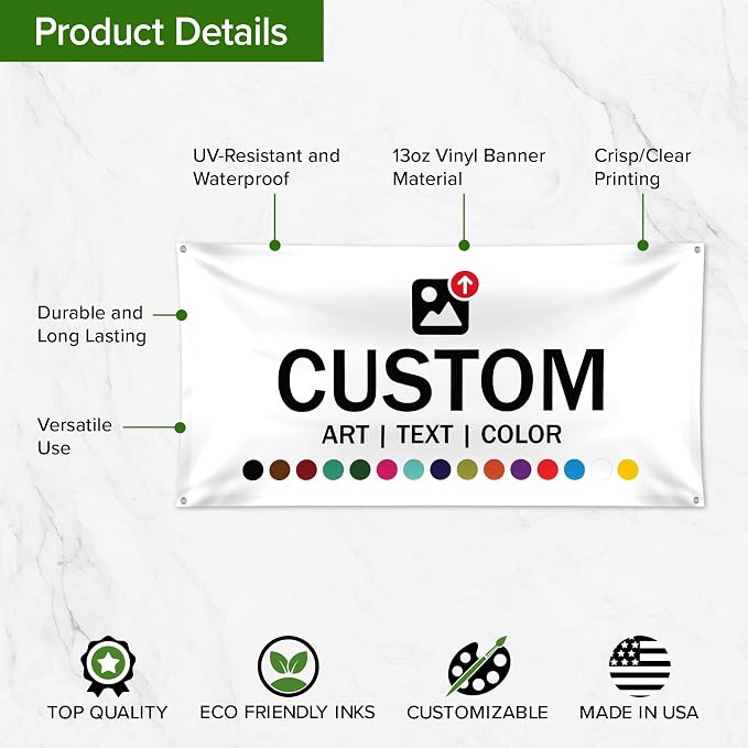 Custom Banner, Personalized Vinyl Banners Sign - Image 6