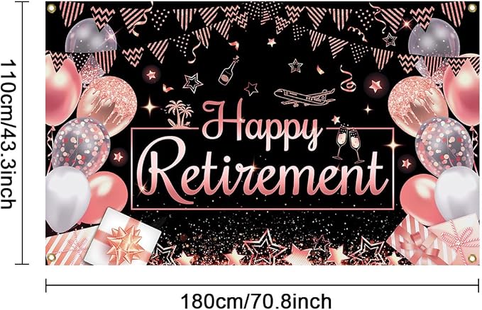 Mocsicka Happy Retirement Banner - Image 2