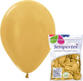 Sempertex Metallic Gold Balloons, 11 Inch, vibrant color, by Sempertex