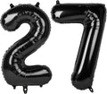 27 Balloon - Black Birthday Number Balloons, 40 Inch Decorations Men Women | by ALPHADELTAPI