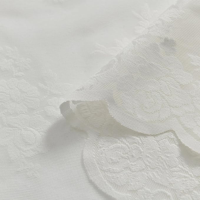 Kotile Short Ivory Lace Curtains - Image 8
