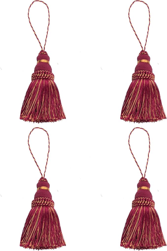 4Pcs Colorful Tassel Key Tassels DIY Accessories | 9.5 Inch Tassels by fenghuangwu