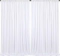 White Sequin Backdrop Curtains 2 Pcs 5ftx8ft Sparkle Backdrop Drapes | Glitter by B-COOL