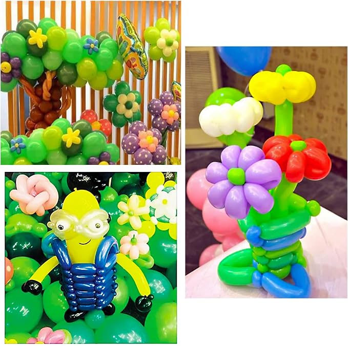 Blue 260 long Balloons 100 Pack Dark Blue Modeling Long Magic Balloons - Image 6