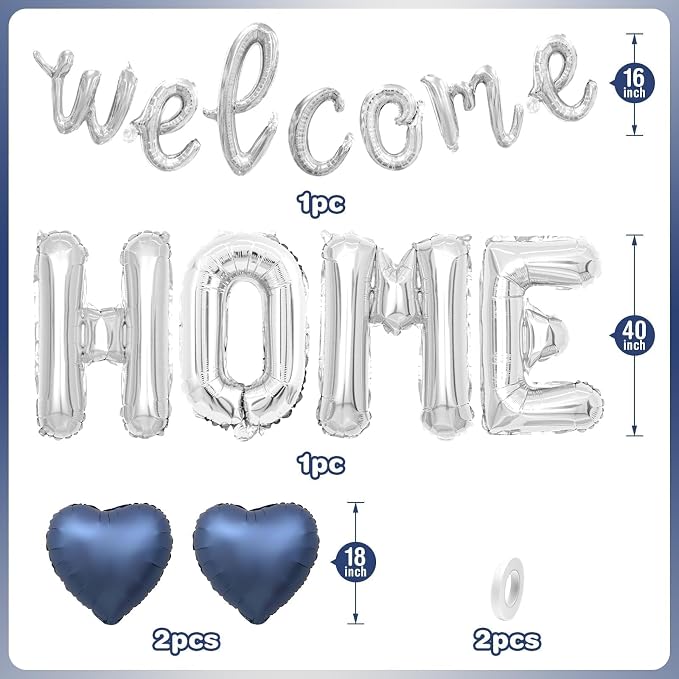 Welcome Home Balloons, Welcome Home Decorations - Image 2