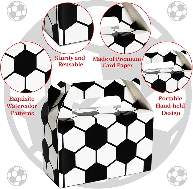 24 Pack Soccer Party Favor Treat Boxes - Image 5
