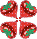 18 Inch Strawberry Foil Balloons by Paeyeq
