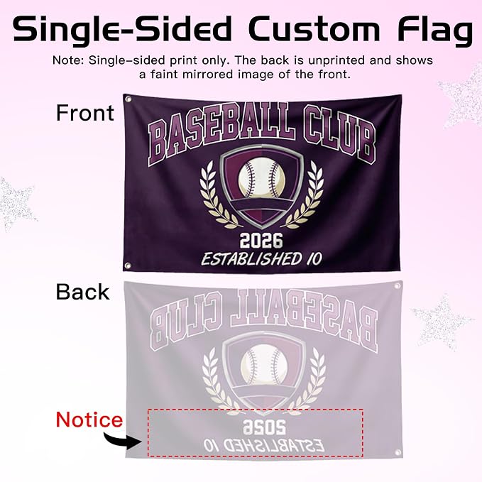 Custom Flag with Picture, Personalized Funny Flags Design Your Own Image Logo - Image 3