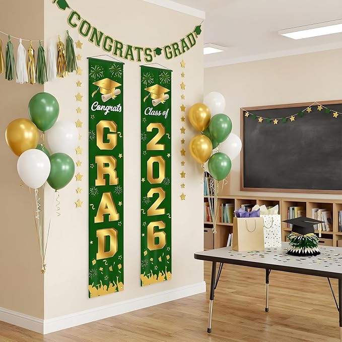 Graduation Decorations 2026 Porch Banner, Congrats Grad Class of 2026 Banner - Image 6