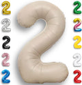 Caramel Number Balloon 2 Mylar Foil Balloons 40 inch by Unknown