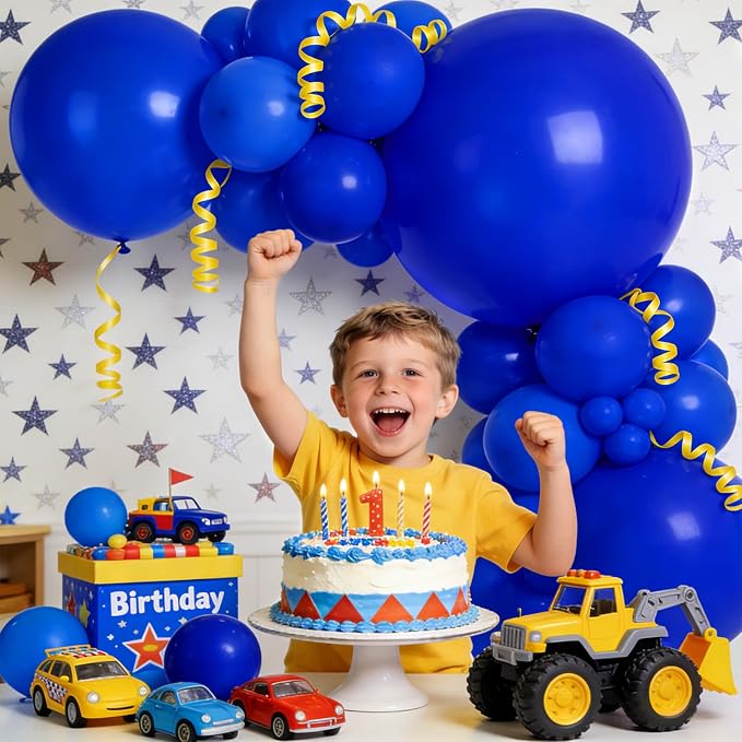 32Pcs Dark Blue Big Balloons 18 Inch, Round Large Latex Party Balloons - Image 4