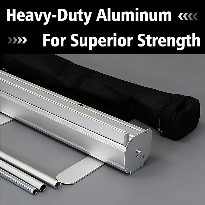 Customized Retractable Banner Aluminum Alloy Frame Portable, Suitable - Image 4
