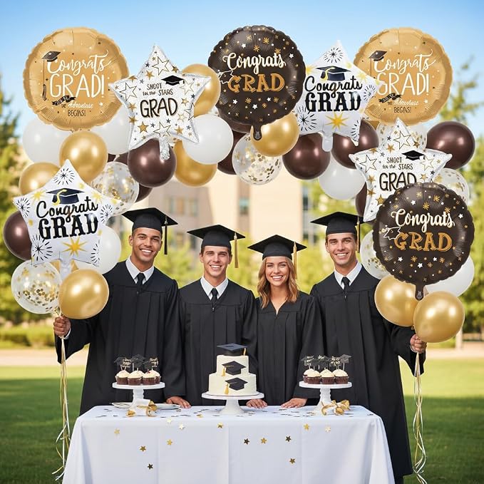 2026 Graduation Foil Balloons Decorations Set, Class of 2026 Balloon - Image 6