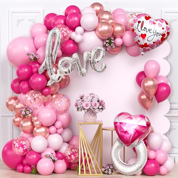 Valentines Day Balloon Arch Kit by ESAG