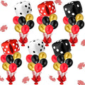 Civaner Casino Party Balloons Stand Kit 6 Sets, and Yellow by Civaner
