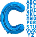 TONIFUL 40 Inch Large Blue Letter C Foil Balloons Alphabet Balloons | Giant by TONIFUL