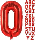 Lovoir 40 Inch Large Red Letter O Balloons Big Size Jumbo Mylar Foil Helium by Lovoir