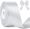 1 1/2In 30Yards Silver Ribbon for Gift Wrapping Christmas Tree Decorations | by Fullive