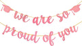 2026 Graduation Banners Party Decoration Rose Gold Glitter Graduate Banners | by SDKI