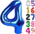 Navy Blue Number 4 Balloon 40 Inch, 4th Birthday Decorations Men Women | Foil by IWERP