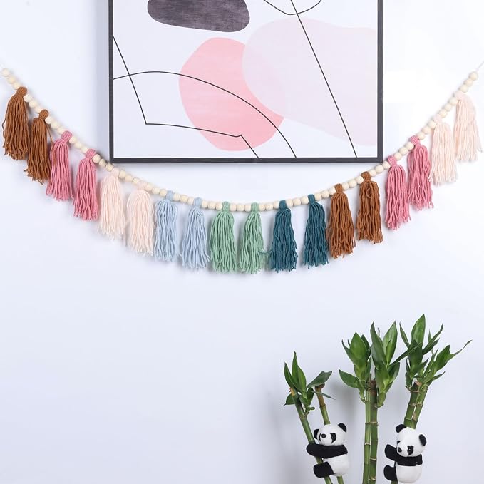 Boho Tassel Garland, Boho Tassel Garland Party Decor - Image 6