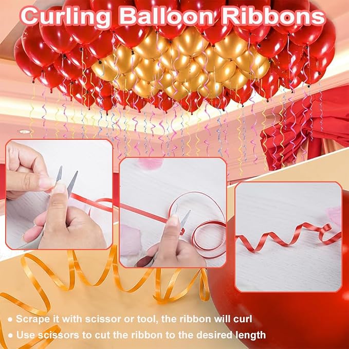 38-in-1 Balloon Arch Garland Kit, 6 Rolls 98ft Tape Strips, 6 Rolls 600 Glue - Image 6