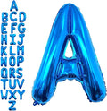 40 Inch Blue Letter A Balloons, DIY Phrase Foil Alphabet Letter A Balloons DIY by LHOAVWE