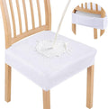 Smiry Waterproof Seat Covers for Dining Room Chairs, No Rear Covers | Stretch by Smiry