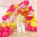 Pink and Yellow Balloons Garland Arch Kit 150Pcs by Unknown