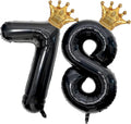 40 inch Large Black 78 Balloon Number by Unknown