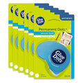 Glue Dots 6-Ct. Dot N' Go Dispenser Set, 200 Permanent Dots Each by GlueDots