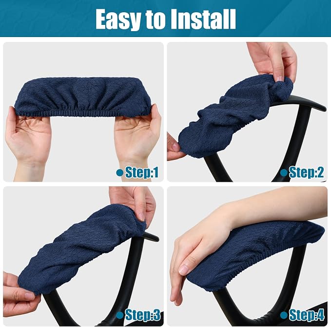 Smiry Office Computer Chair Armrest Covers - Image 4