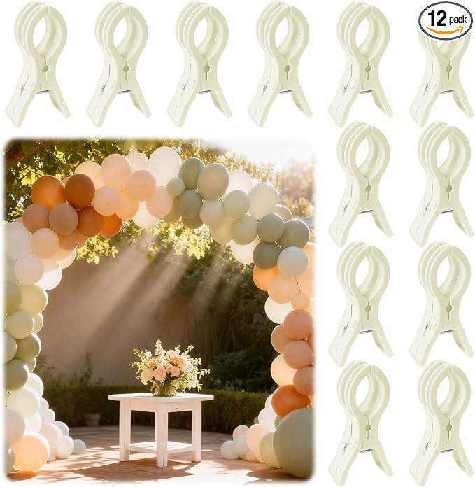 PUGPIU 12 Pack Balloon Arch Clips by Unknown